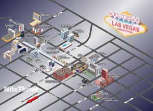 map downtown las vegas casinos