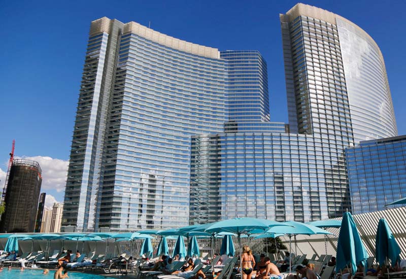 Vdara is one of the Vegas Strip hotels without a casino.
