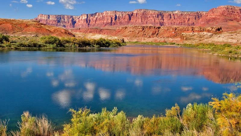 Fishing spot on the Colorado River.